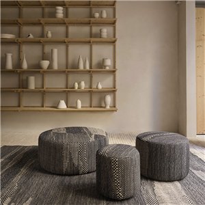 Pouf Wabisabi M Anthracite