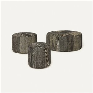 Pouf Wabisabi M Anthracite