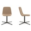 Silla Maarten tapizada base giratoria Viccarbe