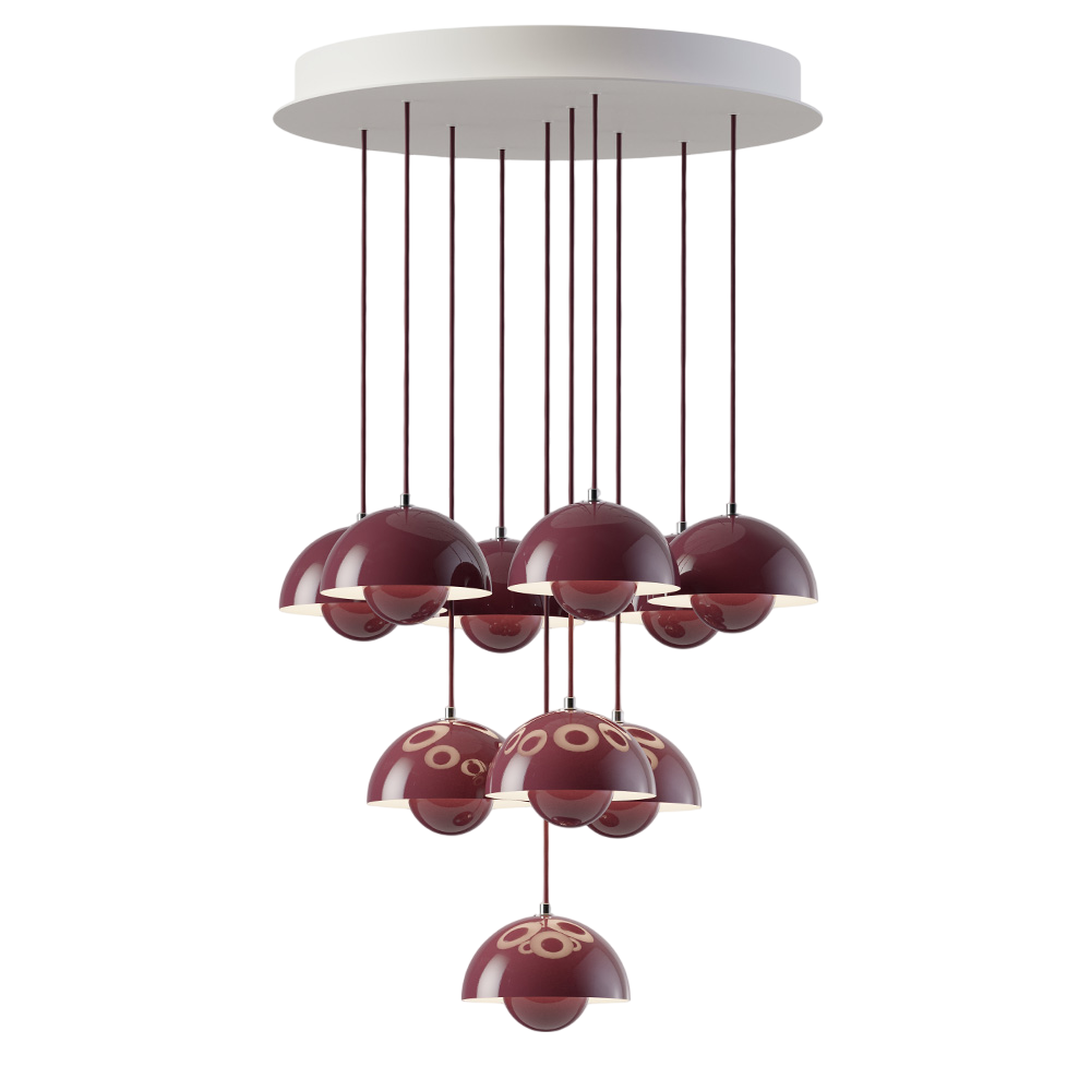 Lámpara Suspensión Flowerpot Chandelier &Tradition