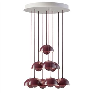 Lámpara Suspensión Flowerpot Chandelier &Tradition
