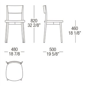 Silla Bertha MisuraEmme