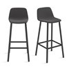 Taburete Maarten tapizado base cuatro patas madera Viccarbe