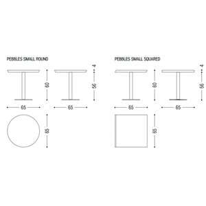 Mesa auxiliar Pebbles Riva1920
