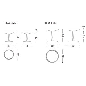 Mesa auxiliar Pegaso Riva1920