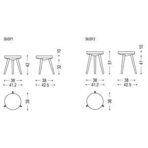 Mesa auxiliar Susy Riva1920