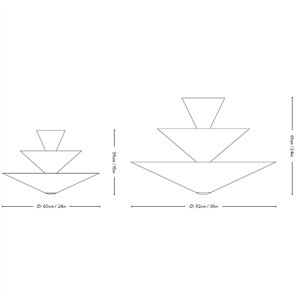 Lámpara Suspensión Gio &Tradition