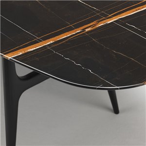 Mesa Gaudí Semiovalada Mármol MisuraEmme