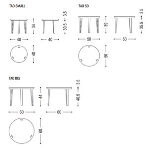 Mesa auxiliar Tao Riva1920