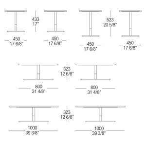 Mesita Stiletto MisuraEmme