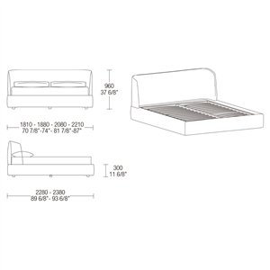 Cama fija Virgin MisuraEmme