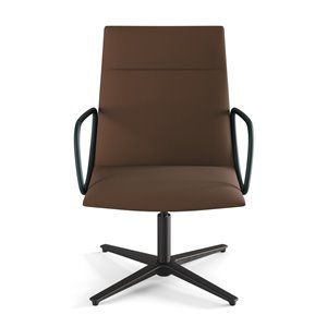 Butaca Noha Lounge executive brazos tapizados Viccarbe