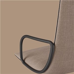 Butaca Noha Lounge executive brazos tapizados Viccarbe