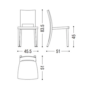 Silla Pimpinella Wood Riva1920