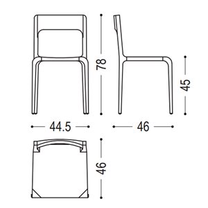 Silla Sleek Riva1920