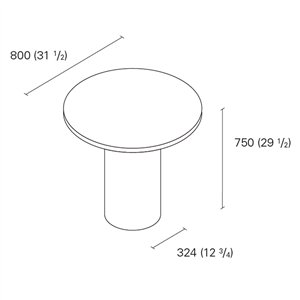 Mesa Bistro Enoki Mármol e15