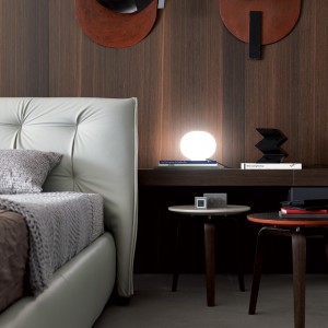 Cama fija Sumo de Misura Emme. Muebles modernos de diseño.