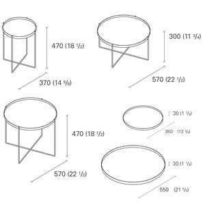 Mesa auxiliar Habibi e15