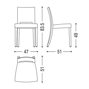 Silla Pimpinella Leather Riva1920
