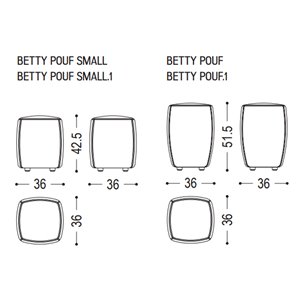 Taburete Betty Riva1920