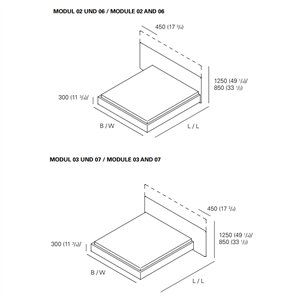 Cama Pardis respaldo extendido e15