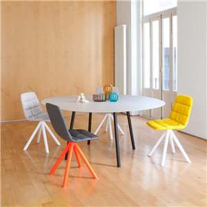 Mesa Maarten redonda Viccarbe