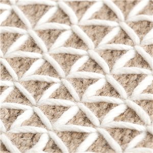 Pouf Raw Small White GAN