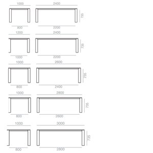 Mesa Extra Cerámica Square Andreu World