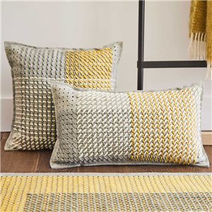 Cojín Canevas Geo Grey 61x36 GAN
