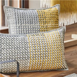 Cojín Canevas Geo Grey 50x50 GAN