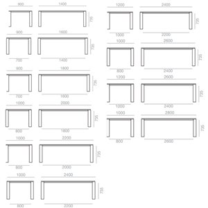 Mesa Extra Madera Square Andreu World