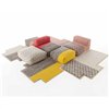 Puff Mangas Space Square Plait Amarillo GAN