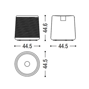 Taburete Rock-etto Riva1920