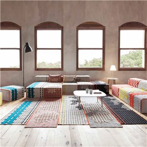 Cojín Bandas D White GAN