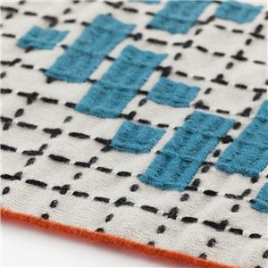 Alfombra Banda individual C Turquoise GAN