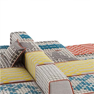 Pouf Small Bandas B Yellow GAN