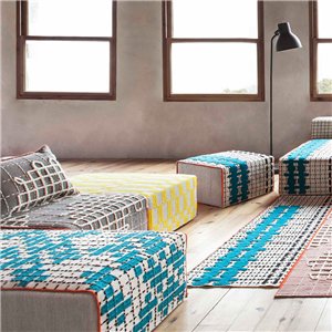 Pouf Small Bandas B Yellow GAN