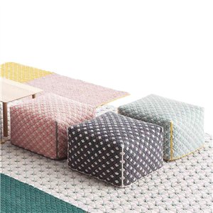 Pouf Small Silai Celadon GAN