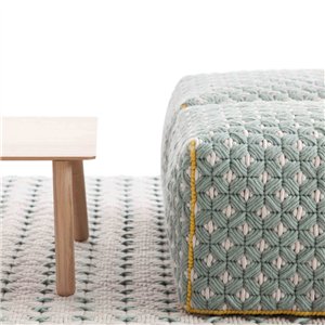 Pouf Small Silai Celadon GAN