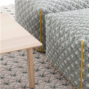 Pouf Small Silai Celadon GAN