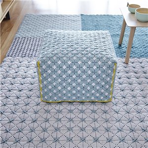 Pouf Small Silai Celadon GAN