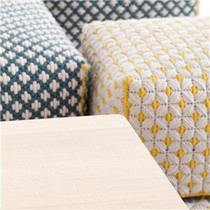 Pouf Small Silai White GAN