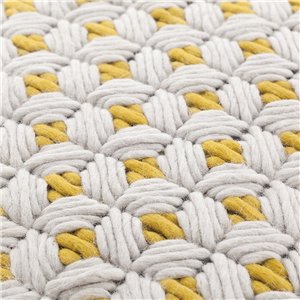 Pouf Small Silai White GAN