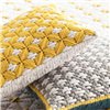 Cojín Silai rectangular Yellow-white GAN