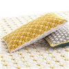 Cojín Silai rectangular Yellow-white GAN