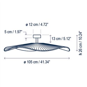 Aplique de techo Mediterrània PF/105  Bover