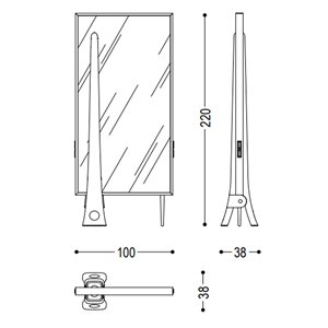 Espejo Bekkuccio Riva1920