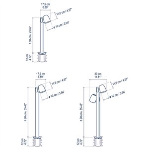 Lámpara suelo Cornet Outdoor Bover