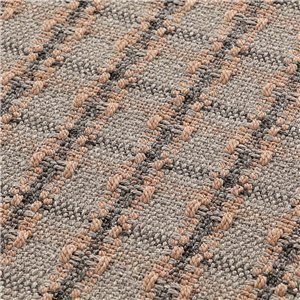 Alfombra Garden Layers Checks terracotta GAN