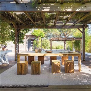 Alfombra Garden Layers Diagonal almond-ivory GAN